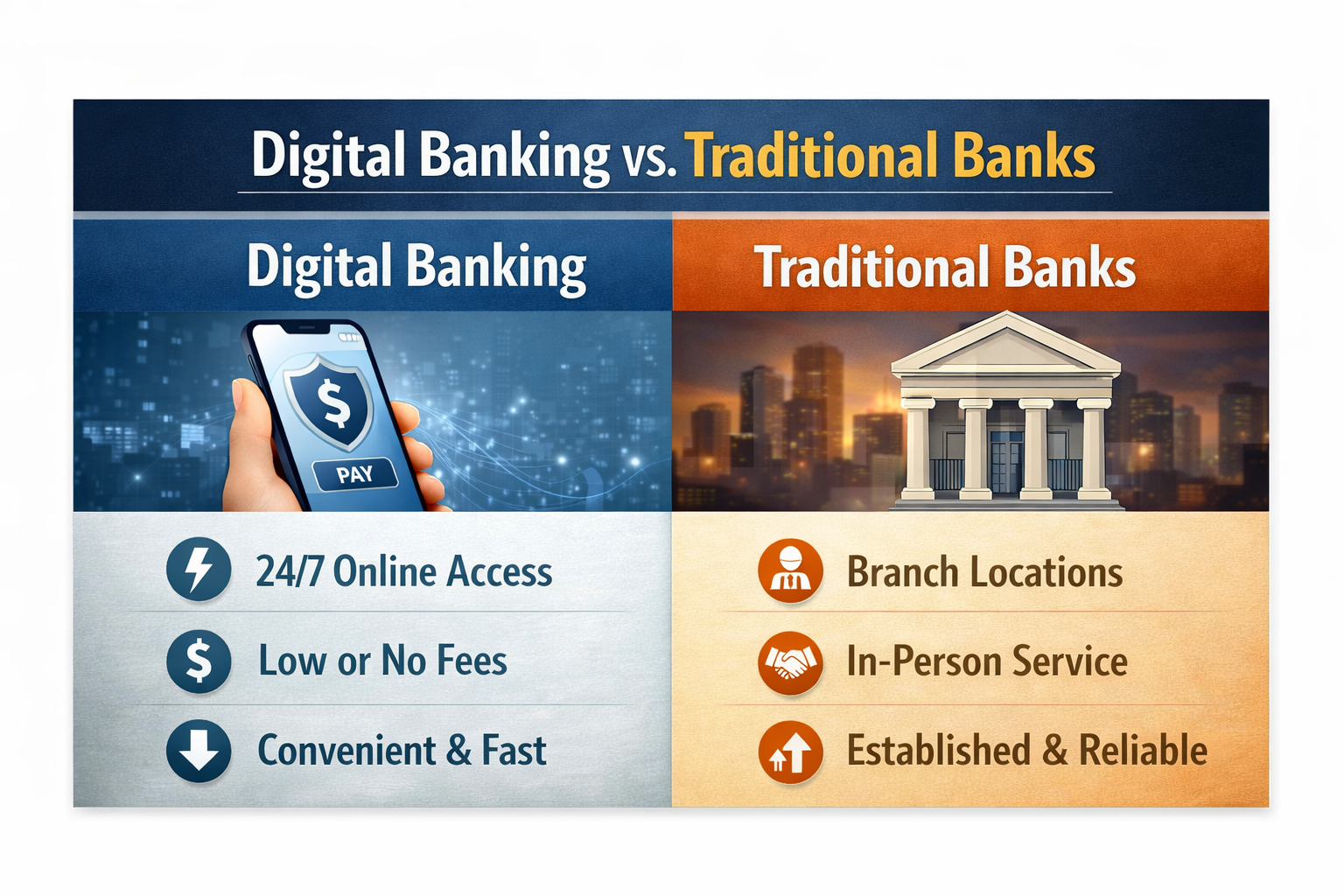 Digital Banking vs Traditional Banks: Which One Is Right for You?